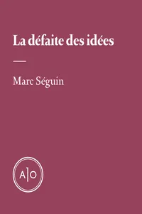 La défaite des idées_cover