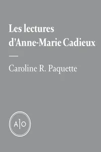 Les lectures d'Anne-Marie Cadieux_cover