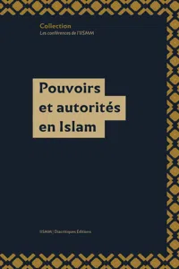 Pouvoirs et autorités en Islam_cover