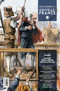 Revue d'histoire de la Nouvelle-France N°2_cover