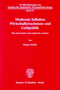 Moderate Inflation, Wirtschaftswachstum und Geldpolitik._cover