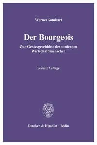 Der Bourgeois._cover