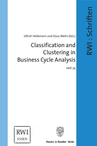 Classification and Clustering in Business Cycle Analysis._cover