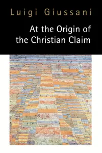 At the Origin of the Christian Claim_cover