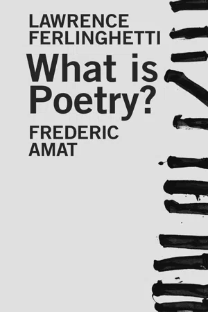 [PDF] What Is Poetry? by Lawrence Ferlinghetti eBook | Perlego