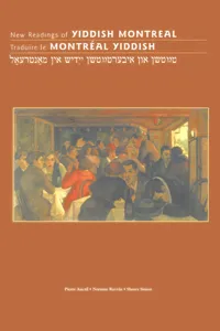 New Readings of Yiddish Montreal - Traduire le Montréal yiddish_cover