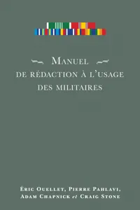 Manuel de rédaction à l'usage des militaires_cover