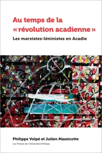 Au temps de la « révolution acadienne »_cover