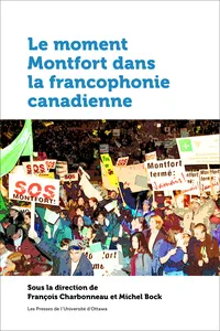 Le moment Montfort dans la francophonie canadienne_cover