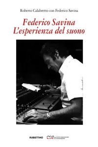 Federico Savina L'esperienza del suono_cover