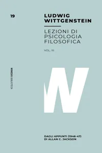 Lezioni di psicologia filosofica Vol. III_cover