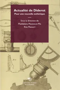 Actualité de Diderot_cover