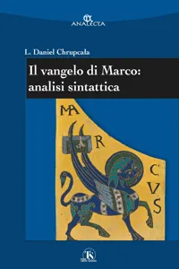 Il vangelo di Marco: analisi sintattica_cover