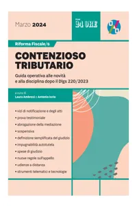 Riforma fiscale 5 - Contenzioso tributario_cover