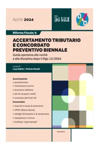 Riforma fiscale 8 - Accertamento tributario e concordato preventivo biennale_cover