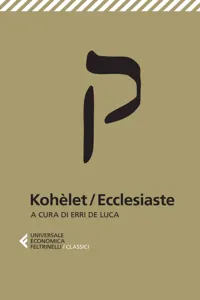 Kohèlet/Ecclesiaste_cover