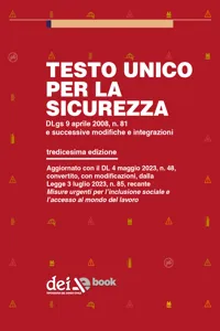 Testo Unico per la Sicurezza - Tredicesima edizione_cover