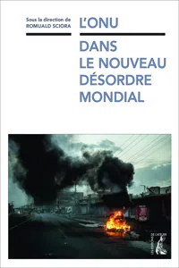 L'ONU dans le nouveau désordre mondial_cover