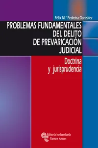 Problemas fundamentales del delito de prevaricación judicial_cover