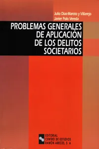 Problemas generales de aplicación de los delitos societarios_cover