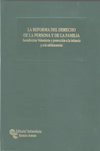 La reforma del derecho de la persona y de la familia_cover