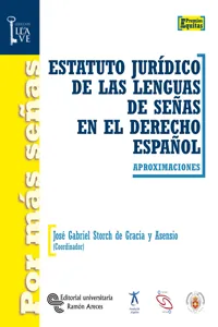 Estatuto jurídico de las lenguas de señas en el derecho español_cover