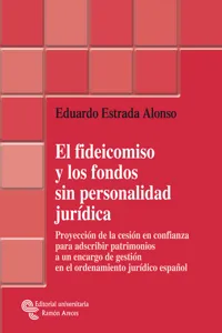 El fideicomiso y los fondos sin personalidad jurídica_cover