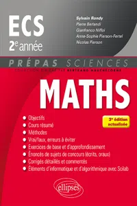 Mathématiques ECS 2e année - 3e édition actualisée_cover