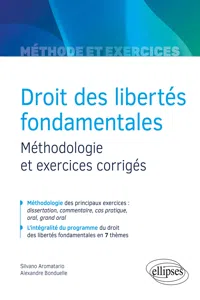 Droit des libertés fondamentales - Méthodologie et exercices corrigés_cover