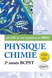 Les 1001 questions de la physique-chimie en prépa - 2e année BCPST - 3e édition actualisée_cover