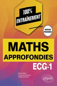 Mathématiques approfondies - ECG-1 - Nouveaux programmes_cover