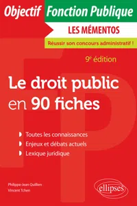 Le droit public en 90 fiches_cover