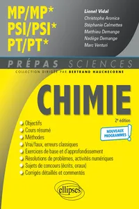 Chimie MP/MP* PSI/PSI* PT/PT*- Programme 2022_cover