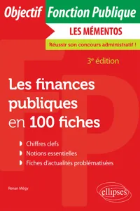 Les finances publiques en 100 fiches - 3e édition_cover