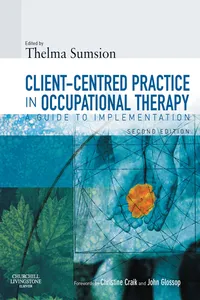 E-Book Client-Centered Practice in Occupational Therapy_cover