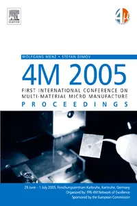 4M 2005 - First International Conference on Multi-Material Micro Manufacture_cover