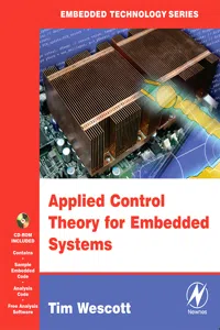 Applied Control Theory for Embedded Systems_cover