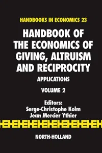 Handbook of the Economics of Giving, Altruism and Reciprocity_cover