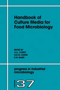 Handbook of Culture Media for Food Microbiology_cover