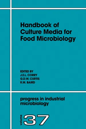 Handbook of Culture Media for Food Microbiology