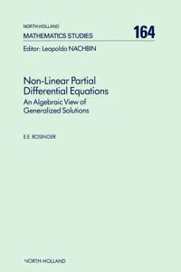 Non-Linear Partial Differential Equations_cover