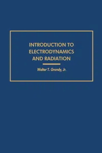 Introduction to Electrodynamics and Radiation_cover