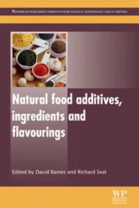Natural Food Additives, Ingredients and Flavourings_cover