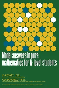 Model Answers in Pure Mathematics for A-Level Students_cover