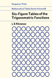 Six-Figure Tables of Trigonometric Functions_cover
