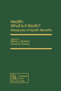 Health: What Is It Worth?_cover