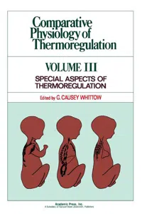 Comparative Physiology of Thermoregulation_cover