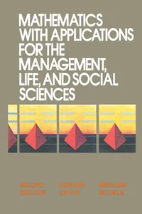 Mathematics with Applications for the Management, Life, and Social Sciences_cover