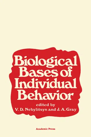 Biological Bases of Individual Behavior