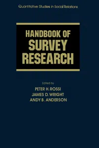 Handbook of Survey Research_cover